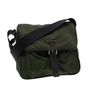 Pre-owned Nylon prada-bags Prada Vintage , Green , Dames