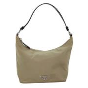 Pre-owned Nylon prada-bags Prada Vintage , Beige , Dames