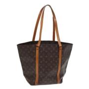 Pre-owned Canvas shoulder-bags Louis Vuitton Vintage , Brown , Dames