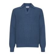 Blauwe Sweaters voor Mannen D4.0 , Blue , Heren