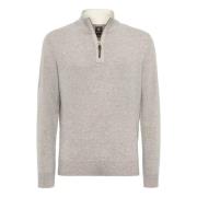 Cashmere Half-Zip Jumper Boggi Milano , Beige , Heren