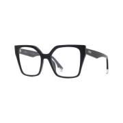 Klassiek Zwart Optisch Montuur Fendi , Black , Dames