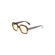 Vintage El Professor Zonnebril Dark Havana Persol , Brown , Dames