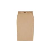 Elegante Ginseng Rok Max Mara , Brown , Dames