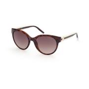 Stijlvolle zonnebril met bruine verlooplens Guess , Brown , Dames