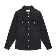 Casual Gestreept Overhemd voor Mannen Isabel Marant , Black , Dames