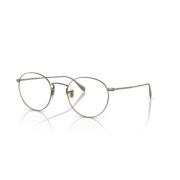 Retro Ronde Zonnebril in Zwart Oliver Peoples , Gray , Unisex