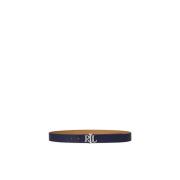 Stijlvolle Riem voor Mannen en Vrouwen Ralph Lauren , Blue , Dames