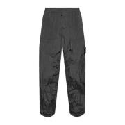 Broek met logo Stone Island , Gray , Heren