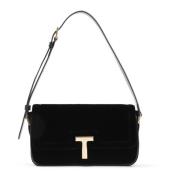 Zwarte Schoudertas Tom Ford , Black , Dames