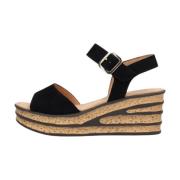 Comfortabele Trendy Sandalen 651 Gabor , Black , Dames