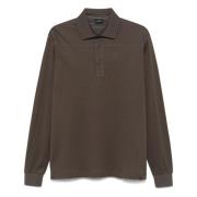 Katoenen poloshirt 3 knopen Paul & Shark , Brown , Heren