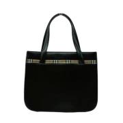 Pre-owned Canvas handbags Burberry Vintage , Black , Dames