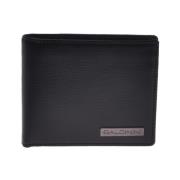 Wallet in black palmellato leather Baldinini , Black , Heren