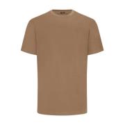 Katoenen T-shirt Korte Mouw Kiton , Beige , Heren