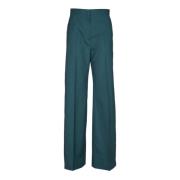 Groene Palazzo Broek Hoge Taille PS By Paul Smith , Green , Dames