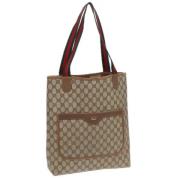 Pre-owned Canvas gucci-bags Gucci Vintage , Beige , Dames