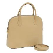 Pre-owned Leather celine-bags Celine Vintage , Beige , Dames