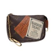 Pre-owned Canvas pouches Louis Vuitton Vintage , Brown , Dames