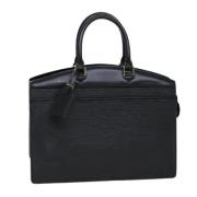 Pre-owned Leather louis-vuitton-bags Louis Vuitton Vintage , Black , D...