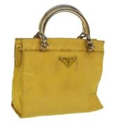 Pre-owned Nylon prada-bags Prada Vintage , Yellow , Dames