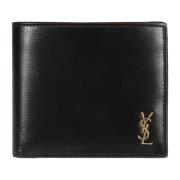 Zwarte Portemonnees YSL PFU Tiny Saint Laurent , Black , Heren