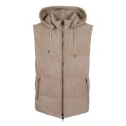 Witte Waistcoat voor Heren Herno , Beige , Heren