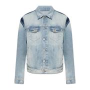 Denim jas met vintage effect MM6 Maison Margiela , Blue , Heren