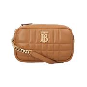 Pre-owned Leather shoulder-bags Burberry Vintage , Brown , Dames