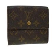 Pre-owned Canvas wallets Louis Vuitton Vintage , Brown , Dames