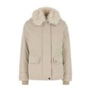 Korte Arctic Parka Woolrich , Beige , Dames