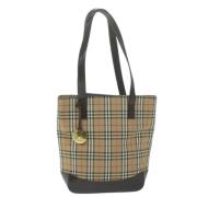 Pre-owned Fabric handbags Burberry Vintage , Beige , Dames