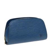 Pre-owned Leather louis-vuitton-bags Louis Vuitton Vintage , Blue , Da...