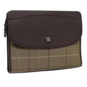 Pre-owned Canvas clutches Burberry Vintage , Brown , Dames