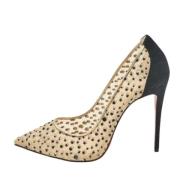 Pre-owned Mesh heels Christian Louboutin Pre-owned , Beige , Dames