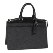 Pre-owned Leather louis-vuitton-bags Louis Vuitton Vintage , Black , D...