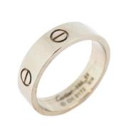 Pre-owned White Gold rings Cartier Vintage , Gray , Heren