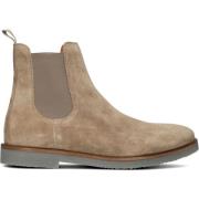 Bruine Suède Chelsea Boots Stefano Lauran , Brown , Heren