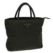 Pre-owned Nylon prada-bags Prada Vintage , Green , Dames