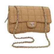 Pre-owned Canvas chanel-bags Chanel Vintage , Brown , Dames