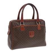 Pre-owned Leather handbags Celine Vintage , Brown , Dames