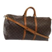 Pre-owned Canvas travel-bags Louis Vuitton Vintage , Brown , Dames