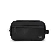 Zwarte Beauty Case met Rits Armani , Black , Heren