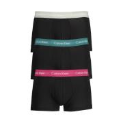 Zwarte Katoenen Boxershorts Pak Calvin Klein , Black , Heren