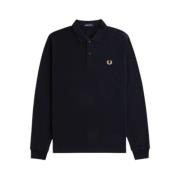 Klassieke Polo Shirt voor Mannen Fred Perry , Blue , Heren