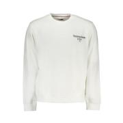 Geborsteld Katoenen Sweatshirt met Logoprint Tommy Hilfiger , White , ...