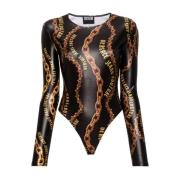 Zwart Bovenkleding voor Vrouwen Aw24 Versace Jeans Couture , Black , D...