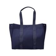 Stijlvolle leren tote bag Ralph Lauren , Blue , Dames