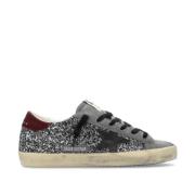 Klassieke Super-Star Sneakers Italië Zwart Multicolor Glitter Golden G...