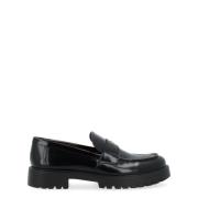 Klassieke Lug Loafer Tory Burch , Black , Dames